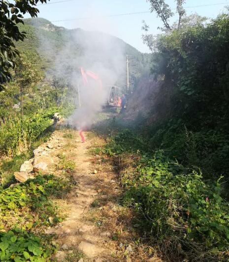 河北路泰涉縣承建2018年關(guān)防鄉(xiāng)第一批生態(tài)綜合治理項目第一標段開始施工